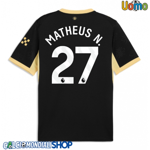 Maglie da calcio Manchester City Matheus Nunes #27 Seconda Maglia 2026-27 Manica Corta